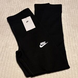 Nike Kids Black Logo Leggings